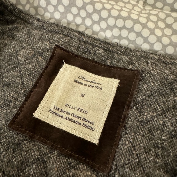 Billy Reid Heirloom Vest - Grey - Size Medium - Made in USA - Picture 2 of 10